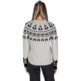 Street One - Geometrische Fair Isle Gebreide Trui - Beige - Dames
