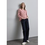 Street One Dames Trui met structuur in Roze, in size: 34