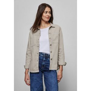 Street One Dames Denim Overhemd - Beige