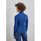 STREET ONE Rollkragenpullover mit Rippstrick-Struktur