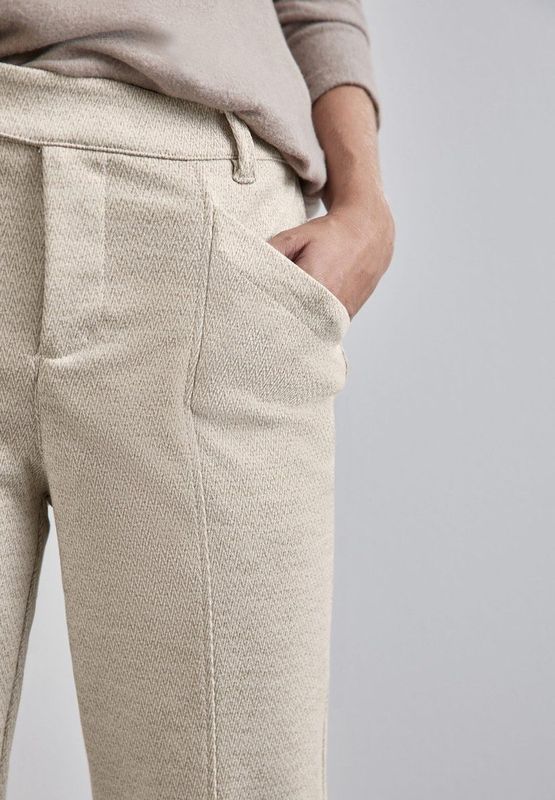 Street One - Casual Broek - Wit - Dames