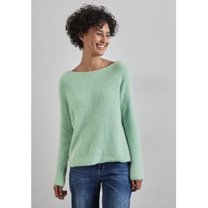 Street One Dames veergaren trui, Light Sunlit Green, 46