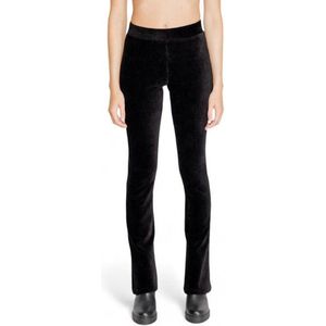 Street One - Corduroy Flared Leggings - Zwart - Dames