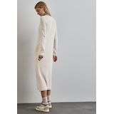 Street One - Lange Gebreide Jurk - Beige - Dames