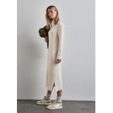 Street One - Lange Gebreide Jurk - Beige - Dames
