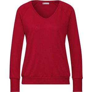 Street One - A322229 - knit look shirt w rib cuffs