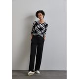 Street One - Overhemd - Geruit - Zacht Verengaren