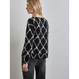 Street One - Geruit Overhemd - Rood - Katoen/Mix - Lange Mouwen