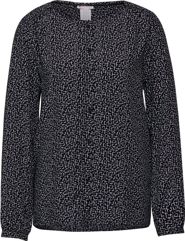 Blouse - Grafisch Patroon - Zachte Viscose - Lange Mouwen