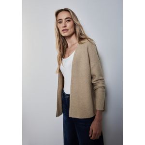 Street One - A253874 - Damesvest - Honey Sand - Gestructureerd