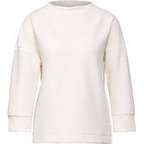 Shirt - Effen - Corduroy - Opstaande Kraag - Driekwart Mouw - Normale Pasvorm