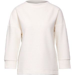 Shirt - Effen - Corduroy - Opstaande Kraag - Driekwart Mouw