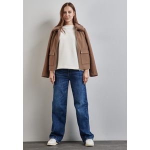 Street One Dames Corduroy overhemd in Wit, in size: 34