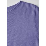 STREET ONE - Gebreide Trui - Lilac Dusk Melange - Rolzoom aan Halsopening
