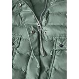 Street One - Gewatteerde Jas - Zwart - Polyester