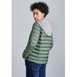 Street One - Gewatteerde Jas - Zwart - Polyester