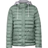 Street One - Gewatteerde Jas - Zwart - Polyester