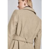 Tussenjassen - Desert Beige - Met Riem - Reverskraag - Lange Mouwen