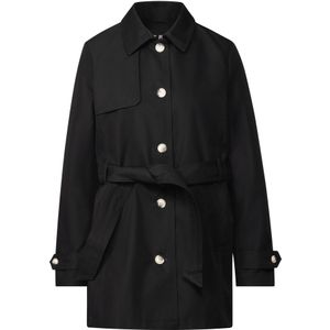 Street One - Trenchcoat - Katoenmix - Klassiek Silhouet - Vrouwelijke Touch