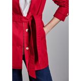 Street One - Dames Trenchcoat - Rood - Katoenmix