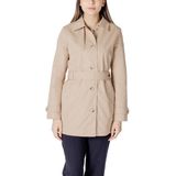 Street One - Dames Trenchcoat - Beige - Katoenmix