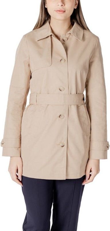 Street One - Dames Trenchcoat - Beige - Katoenmix