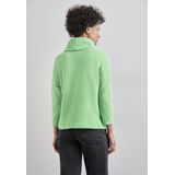 Broek - Gleam Green - Structuur-Look - Sjaalkraag