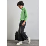 Broek - Gleam Green - Structuur-Look - Sjaalkraag