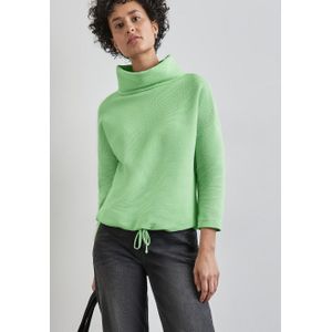 Broek - Gleam Green - Structuur-Look - Sjaalkraag