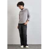 Street One - Gebreid Overhemd - Grijs - Dames