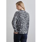 LTD QR Zacht bedrukt Turtle Neck Shirt, Echo Grey, 36
