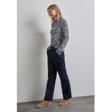 Longsleeve - Echo Grey - Leopatroon - Zonder Capuchon - Lange Mouwen