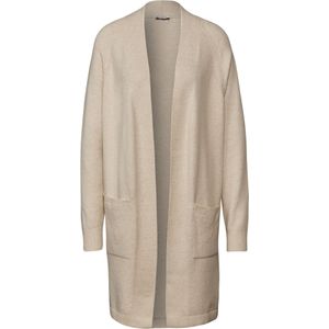 STREET ONE Lange cardigan, Sheer Beige Mel., 34