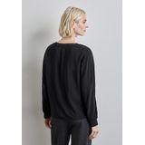 Street One - Dolman Blouse - V-hals - Zacht Viscose - Elegante Details
