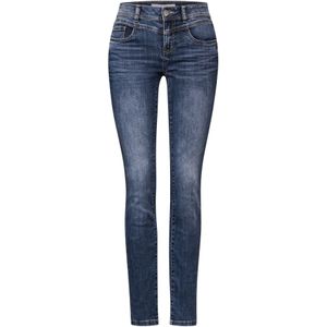 STREET ONE - Style York - Jeans - Mid Blue Wash - Five-Pocketsstijl