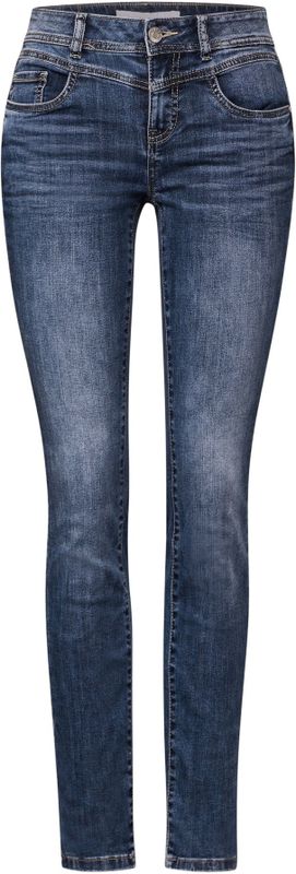 STREET ONE - Style York - Jeans - Mid Blue Wash - Five-Pocketsstijl