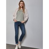 Jeans - Dark Blue Wash - Met Stretch - Riemlussen - Patches