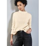 Street One - A303087 - Damestrui - Zacht Beige - Geribbelde Structuur