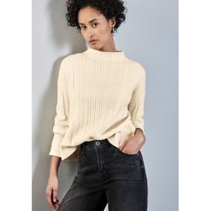 Street One - A303087 - Damestrui - Zacht Beige - Geribbelde Structuur