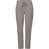 Street One - Damesbroek - Beige - Losse Pasvorm - Mid-Waist