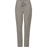 Street One - Damesbroek - Beige - Losse Pasvorm - Mid-Waist