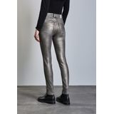Street One Dames Gecoate jeans in Grijs, in size: 25