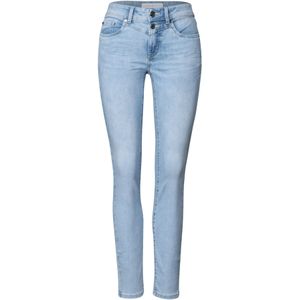 Jeans - York - Effen - Slimfit - Mid Waist - Lang/maxi