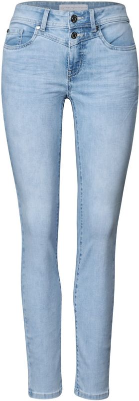 Jeans - York - Effen - Slimfit - Mid Waist - Lang/maxi