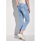 Street One Dames 7/8 jeans in een casual pasvorm in Blauw, in size: 24