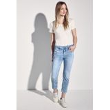 Street One Dames 7/8 jeans in een casual pasvorm in Blauw, in size: 24