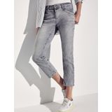 Street One, Dames, Jeans, Grijs, Maat: W24 L26 Katoen,