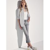 Street One, Dames, Jeans, Grijs, Maat: W24 L26 Katoen,