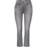 Street One, Dames, Jeans, Grijs, Maat: W24 L26 Katoen,