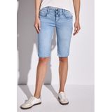 Street One Dames Bermuda jeans in Blauw, in size: 24